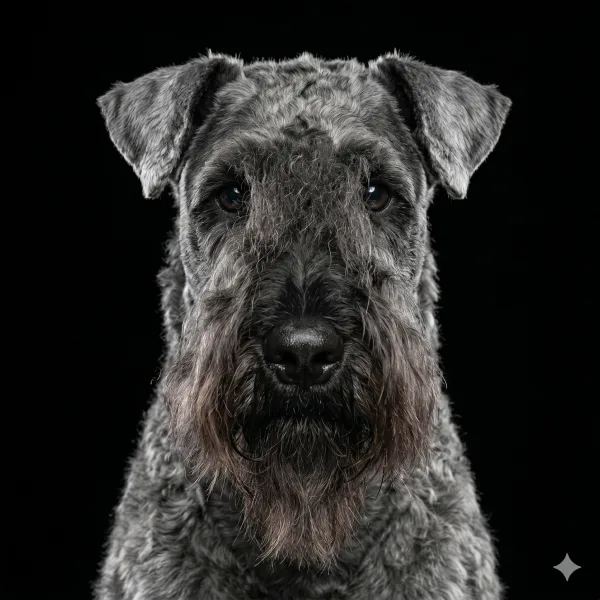 Kerry Blue Terrier perfil