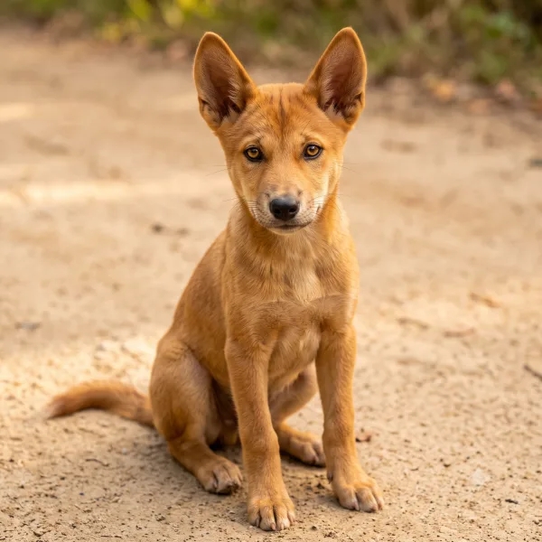 Cão Cantor de Nova Guiné filhote
