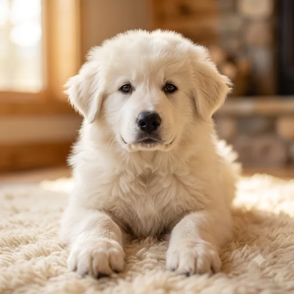 Cão da Montanha dos Pirenéus filhote