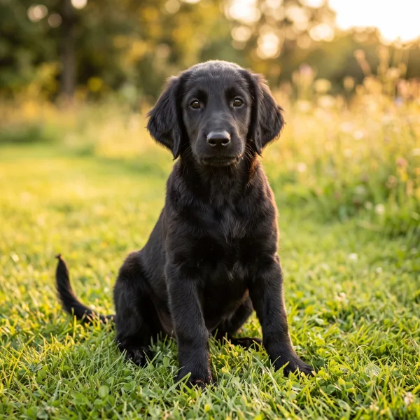 Flat-Coated Retriever filhote