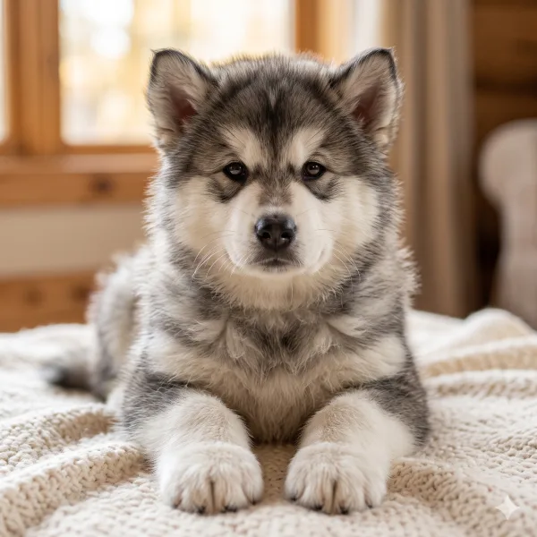 Malamute do Alasca filhote